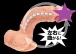 NPG - 可弯曲仿真阳具 21cm - 肉色 照片-2