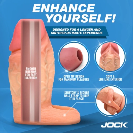 Jock - Enhancer Penis Sleeve - Light 照片