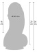 Hidden Desire - Inferno Huge Dildo 22cm - Black photo-8