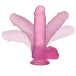 Lovetoy - 7" Jelly Realistic Dildo - Pink photo-3