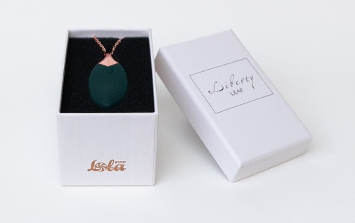 Lola Games - Liberty Leaf 樹葉形項鍊震蛋 - 綠色 照片