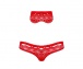 Obsessive - 822-SEA-3 內衣 2件套裝 - 紅色 - L/XL 照片-7