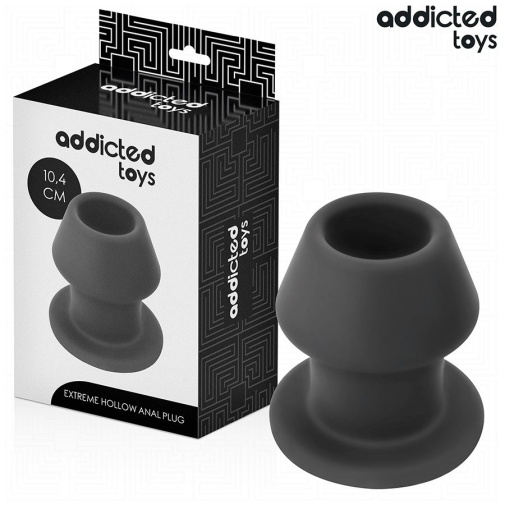 Addicted Toys - Extreme 空心後庭塞 大碼 - 黑色 照片