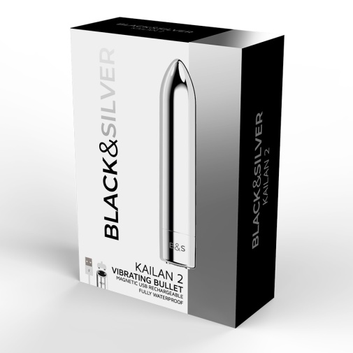 Black&Silver - Kailan 2 震動子彈 - 銀色 照片