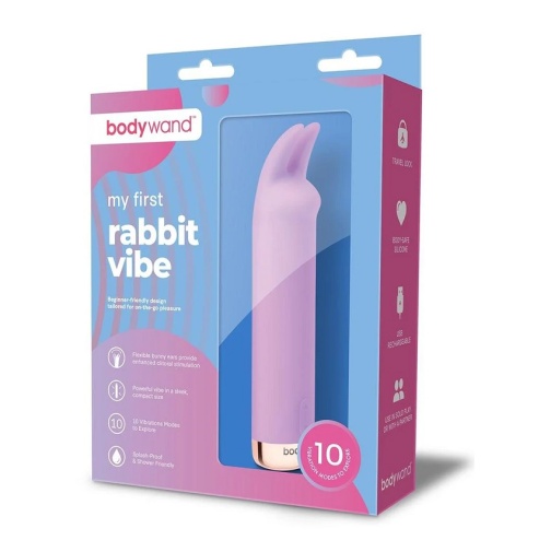 Bodywand - My First Rabbit 兔子震動器 - 紫色 照片