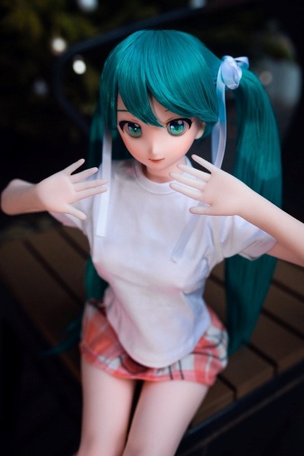 Miku Anime Mini Realistic Sex Doll, Skinny, Silicone with Vinyl Head 60 cm (2 ft) photo