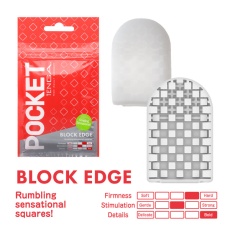 Tenga - Pocket Block Edge - Red photo