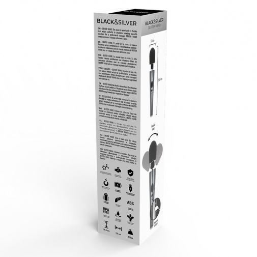 Black&Silver - Dexter Vibro Massager - Silver photo