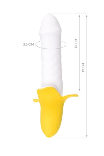 JOS - B-nana Vibro Pulsator - White photo