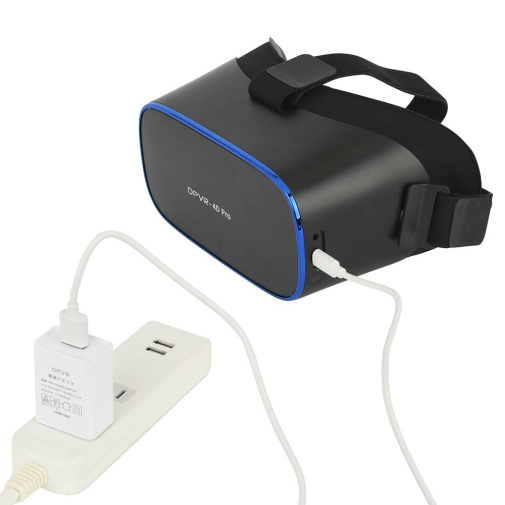 Rends - DPVR-4D Pro Virtual Reality Headseat - Black photo