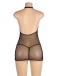 Ohyeah - Garter Mesh Dress - Black - M photo-7