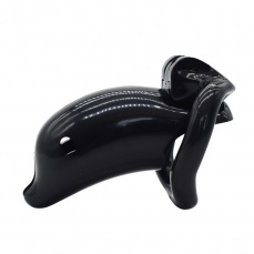 FAAK - Long Dolphin Chastity Cage - Black photo