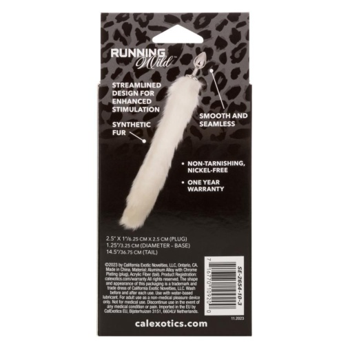 CEN - Running Wild Fox Tail Plug - White 照片