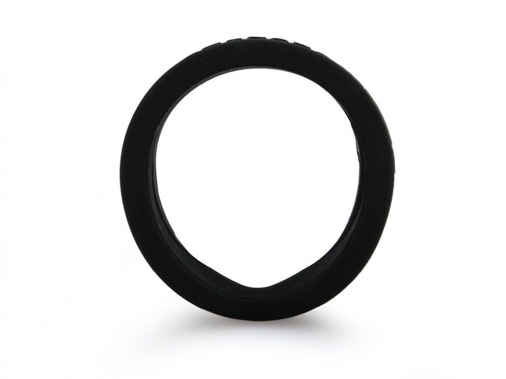 This set of Toynary cock rings are very Strong! Made of medi... Toynary - CR02 Cock Rings - Black photo-6