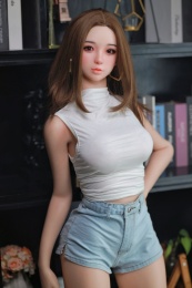 Amber Japanese Realistic Sex Doll, Skinny Body, Ultra Soft Silicone 165 cm (5’4 ft)  photo