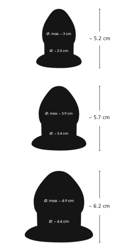 You2Toys - Stretching Plug Set - Black 照片