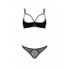 Passion - Marina Open Bra Set - Black - S/M photo-5