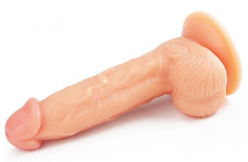 Lovetoy - 8" 極柔軟仿真陽具 - 肉色 照片