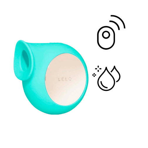 Lelo - Sila 輕柔聲波陰蒂按摩器 - 水藍色 照片
