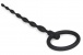 Sinner Gear - Silicone Penis Plug w Pull Ring - Black photo-3