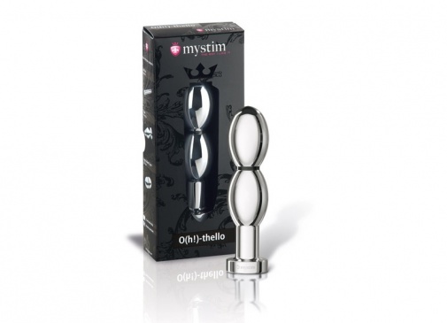 Mystim - O(H!)Thello E-Stim Dildo - Silver photo
