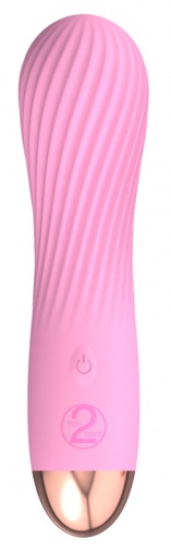 Cuties - Grooved Mini Vibrator - Pink photo