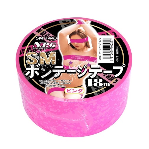 NPG - Bondage Tape 18m - Pink photo