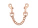 Liebe Seele - Rose Gold Ankle Cuffs photo-5