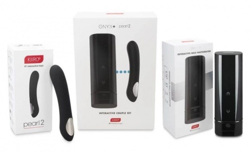 Kiiroo - Onyx+ & Pearl2 Couple Set - Black photo