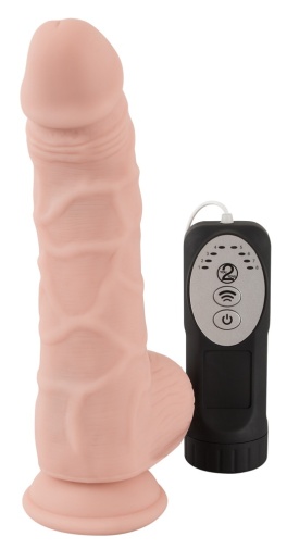 Medical Silicone - Pulsating Dildo w Remote photo