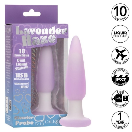 CEN - Lavender Haze Slender Vibro Plug - Purple photo