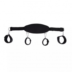 MT - Restraint Belt w Cuffs - Black photo