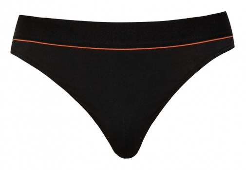 Svenjoyment - Organic Cotton String - Black - L photo