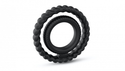 Dorcel - Dual Ring 陰莖環 - 黑色  照片