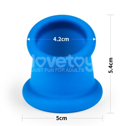 Lovetoy - Pinnacle Pro Tapered Squeeze Stretcher - Blue photo
