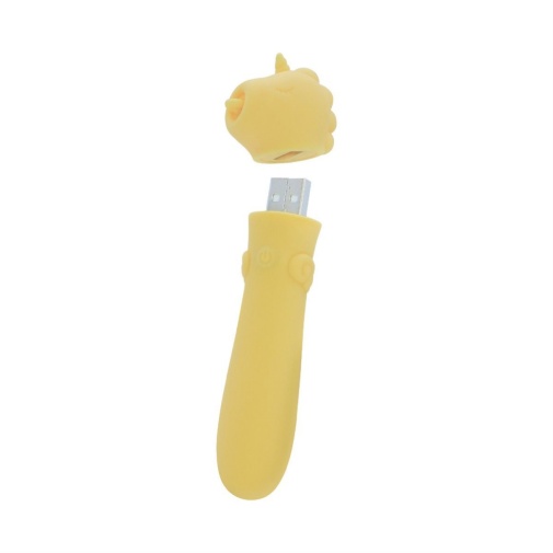 Unihorn - Bean Blossom USB 震動子彈 - 黃色 照片