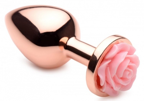 Booty Sparks - Gold Anal Plug M - Pink photo