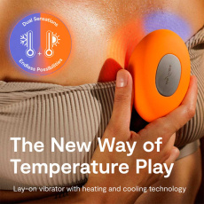 Temp 是一款貼面式(lay-on)振動器,設計為在身體表面提供溫度與振動的雙重感官刺激。它結合可即時加熱與降... We-Vibe - Temp 可調節冷熱感按摩器 - 橘紅色 照片