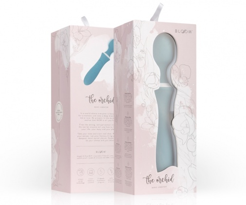 Bloom - Orchid Wand Vibrator - Blue photo