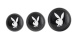 Playboy - 3 Ways Butt Plugs Set - Black photo-2