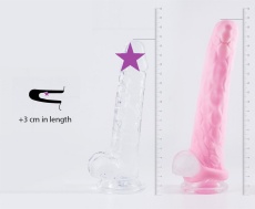 Lola Games - Homme Long 长型带纹路阴茎套 中码 - 粉红色 照片