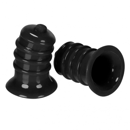 Hunkyjunk - Elong Nipple Suckers - Black photo