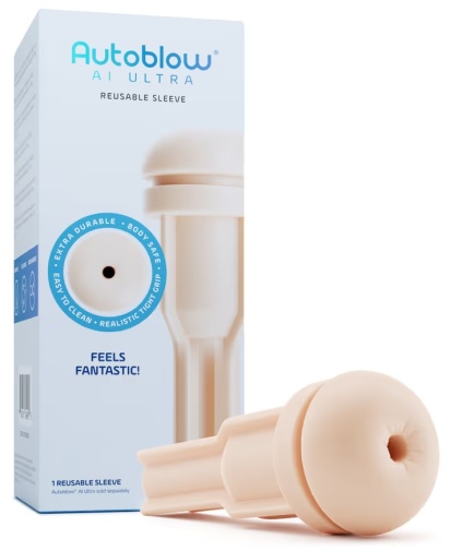 Autoblow - AI Ultra 可更換式肛門飛機杯套 - 肉色 照片