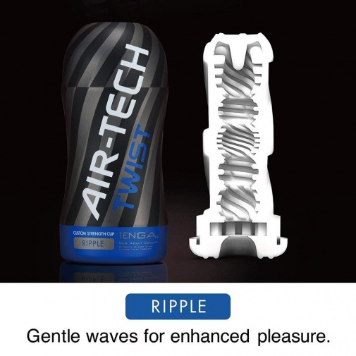 Tenga - Air-Tech Twist 自订强度反复使用真空杯 - 波纹 照片