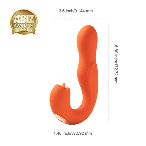 Honey Play Box - Joi Rotating G-Spot Vibrator - Orange photo