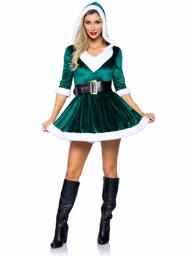 Leg Avenue - Mrs Claus 聖誕服裝 - 綠色 - S/M 照片