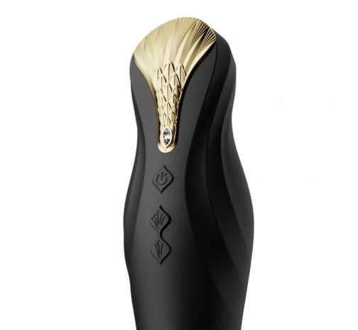 Zalo - King APP Thrusting Vibrator - Obsidian Black photo