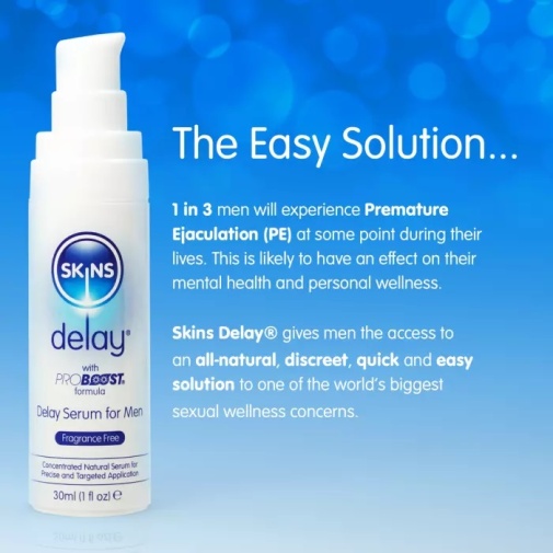 Skins - Natural Delay Serum - 30ml photo