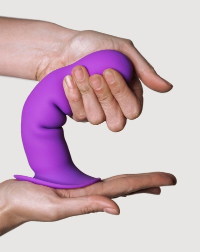 Adrien Lastic - 7'' 矽膠假陽具 - 紫色 照片