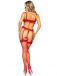 Leg Avenue - Bad Like Me Lingerie Set - Red photo-6